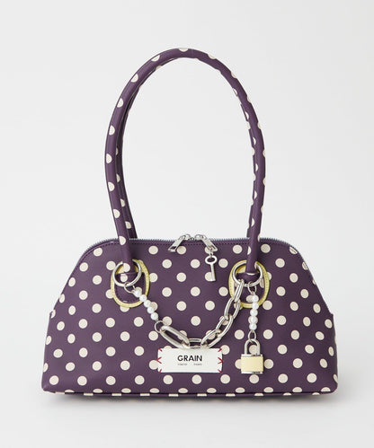 【GRAIN/グレイン】帶吊墜波點托特包