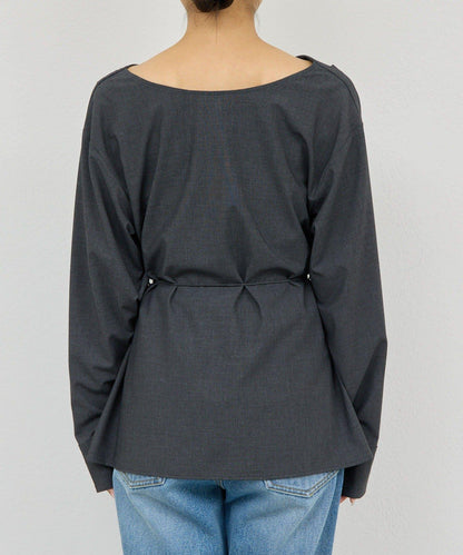 【近期開始】【可搭配套裝】【兩穿】褶皺襯衫