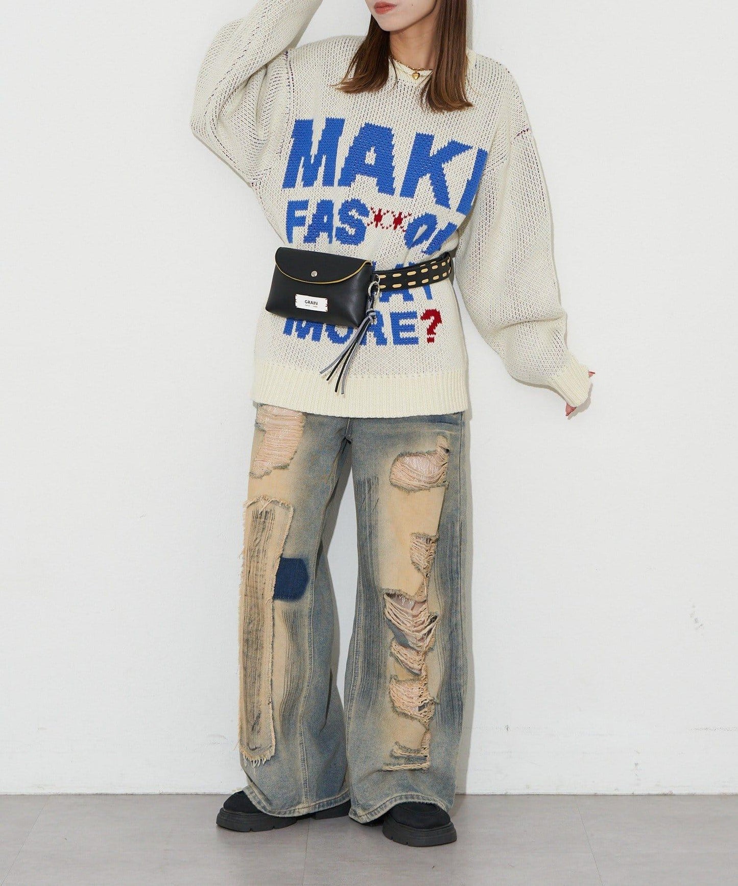 【GRAIN/グレイン】翻蓋腰包