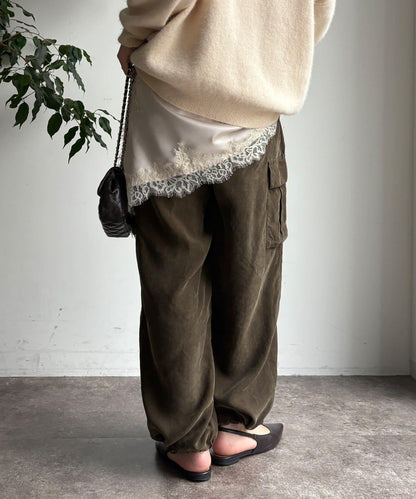 醋酸纖維工裝褲