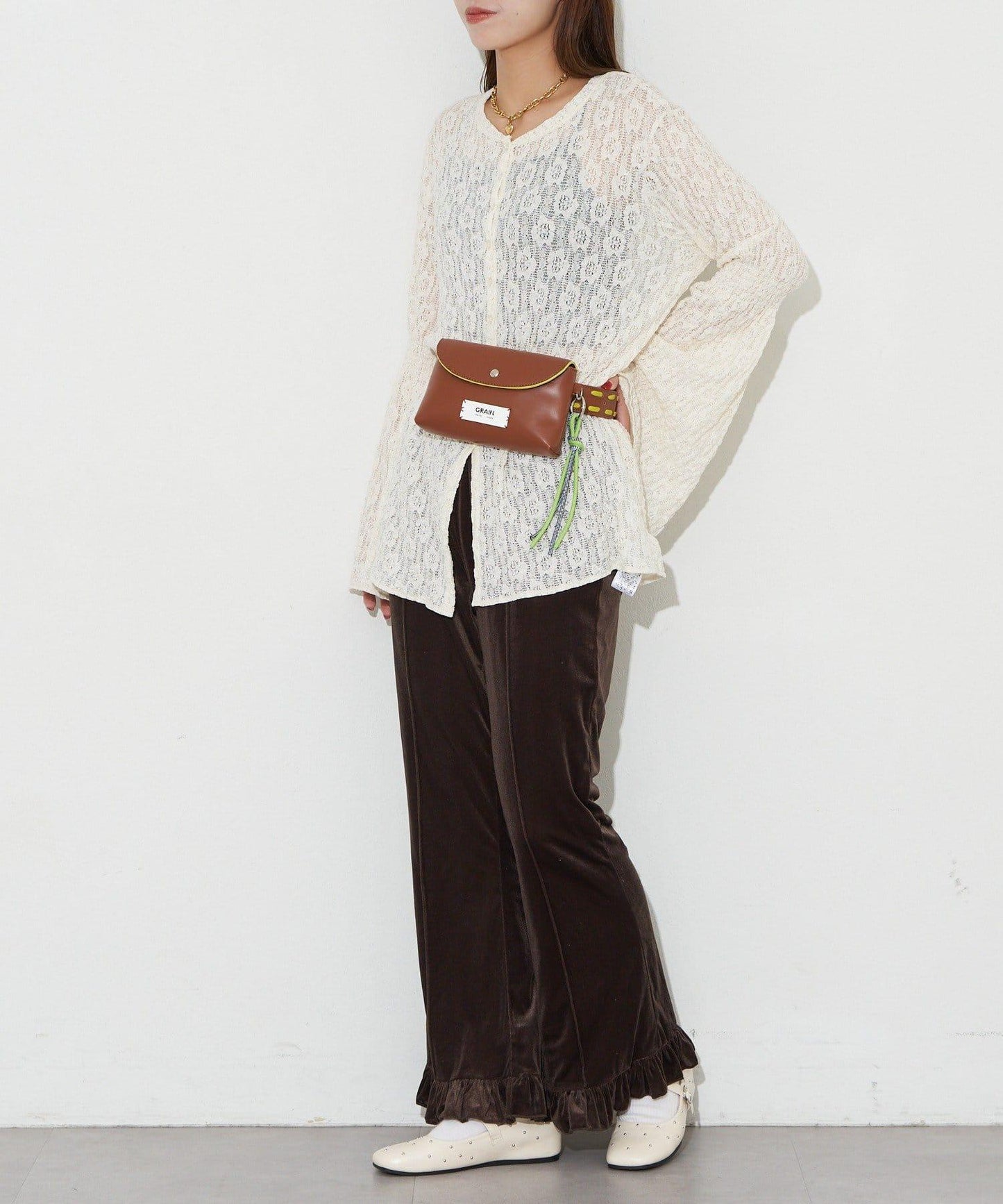 【GRAIN/グレイン】翻蓋腰包