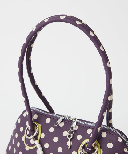 【GRAIN/グレイン】帶吊墜波點托特包