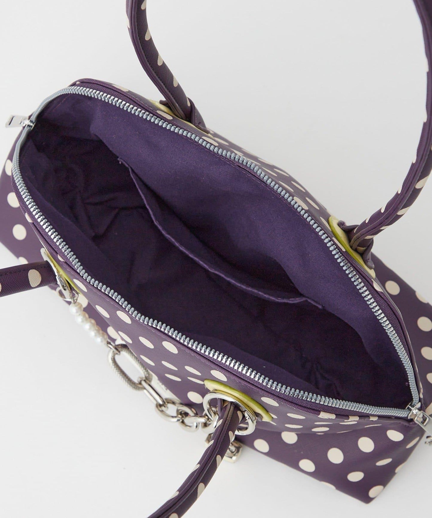 【GRAIN/グレイン】帶吊墜波點托特包