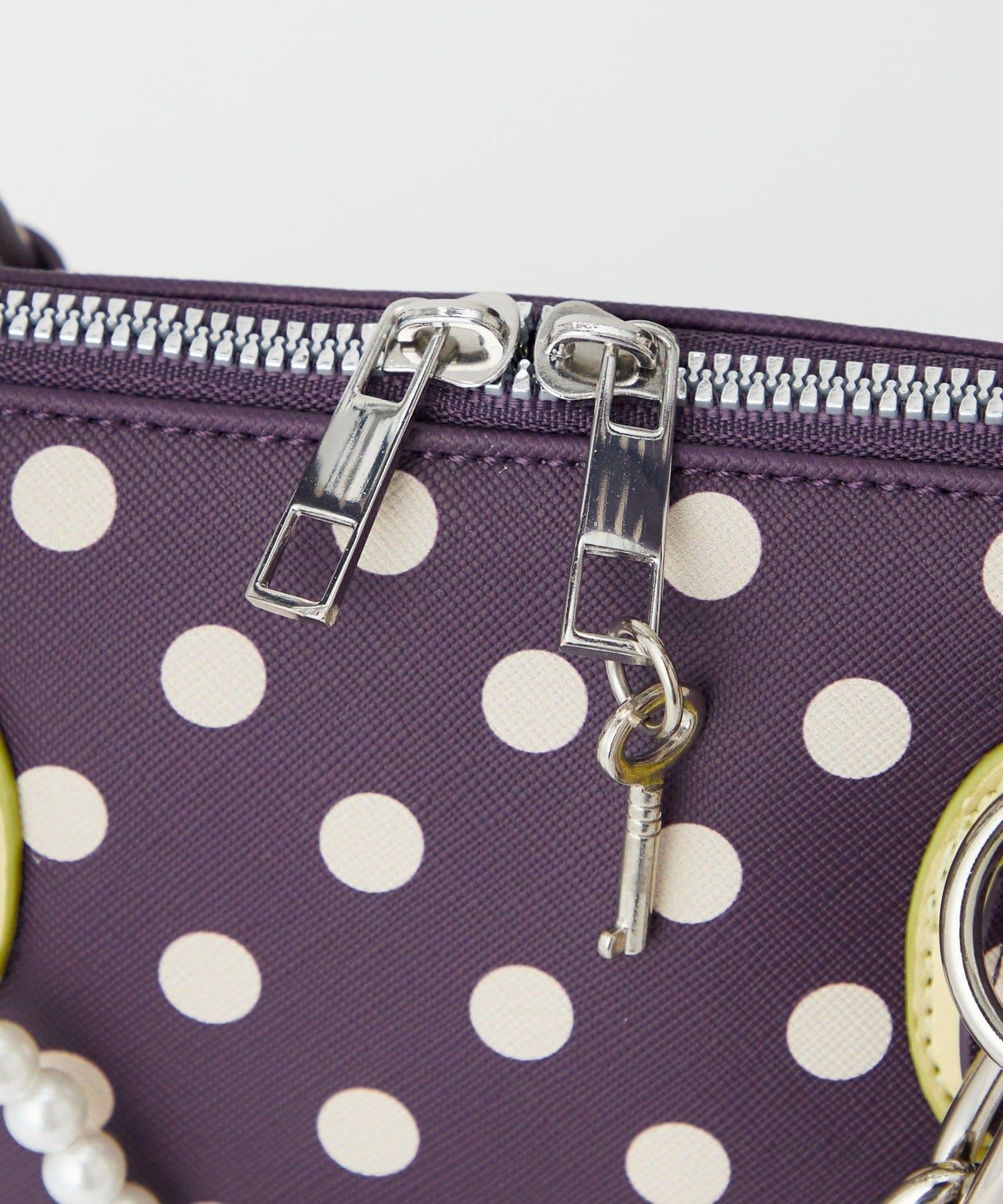 【GRAIN/グレイン】帶吊墜波點托特包