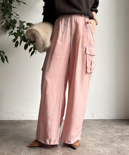 醋酸纖維工裝褲