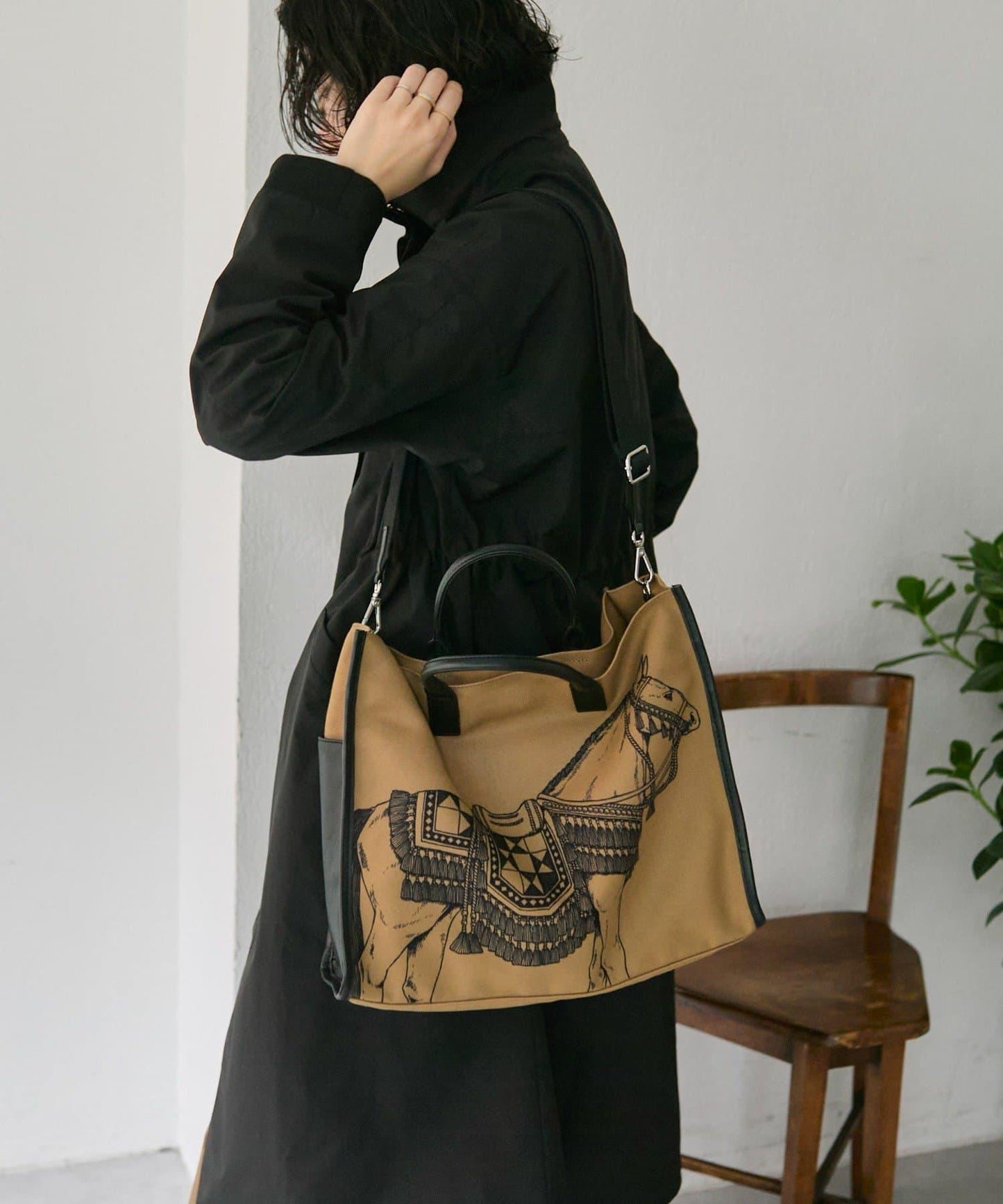 sampo×ear馬頭托特包《支持A4尺寸》