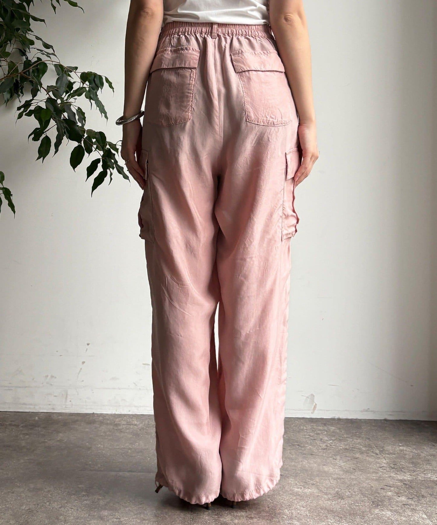 醋酸纖維工裝褲