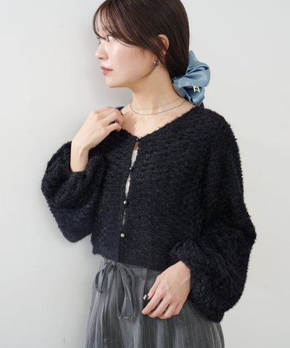 仿毛皮開衫