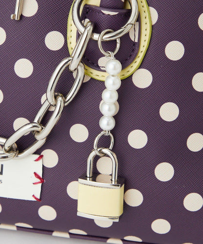 【GRAIN/グレイン】帶吊墜波點托特包