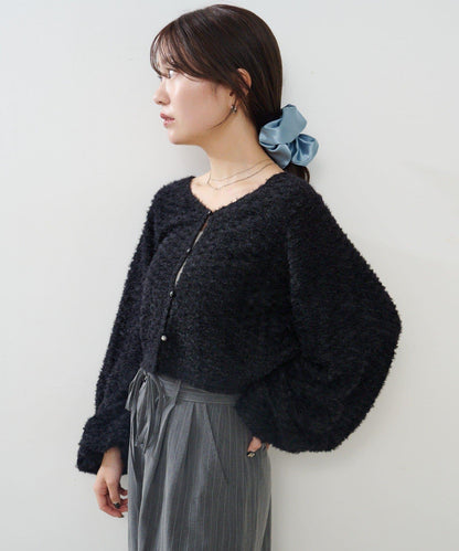 仿毛皮開衫