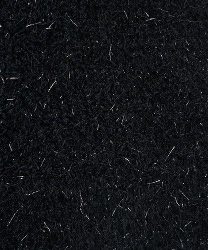 亮絲毛絨針織短褲