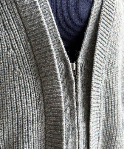 拉鍊針織開衫