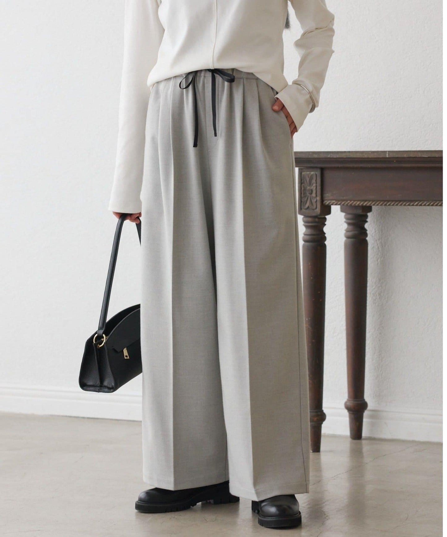 【MYSELFbyRD(マイセルフバイリヴドロワ)】休閒長褲