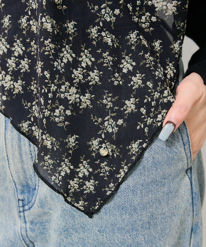 花卉多功能吊帶背心