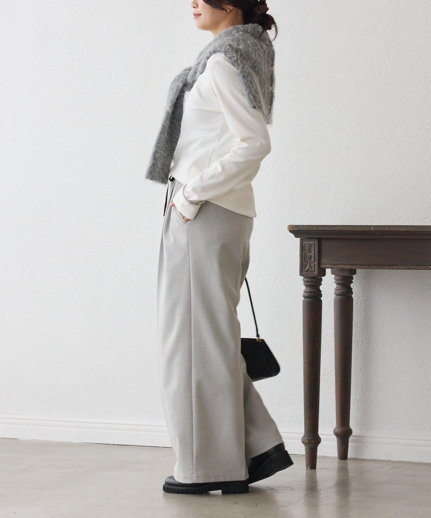 【MYSELFbyRD(マイセルフバイリヴドロワ)】休閒長褲