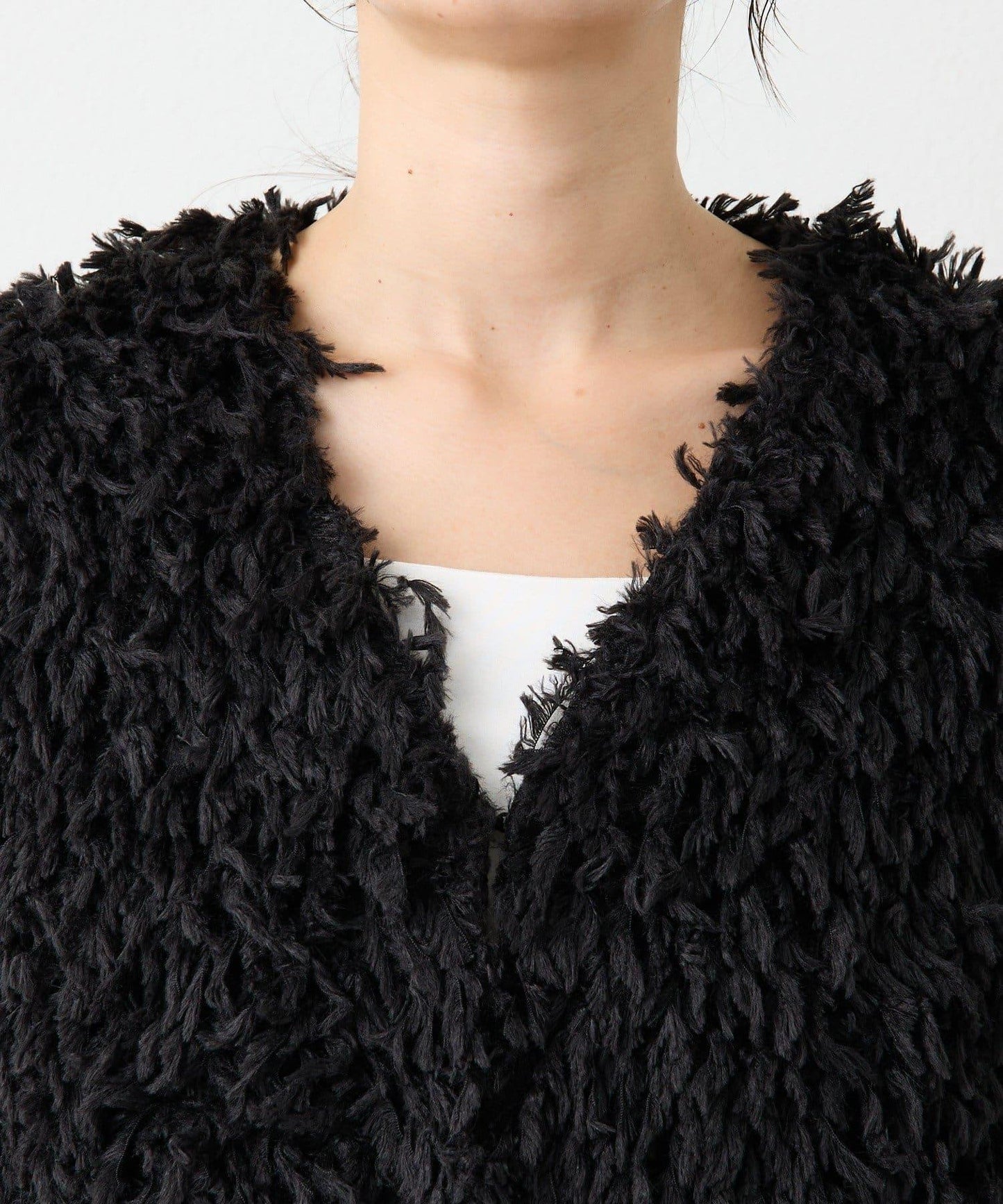 【趣味感十足】羽毛短款夾克