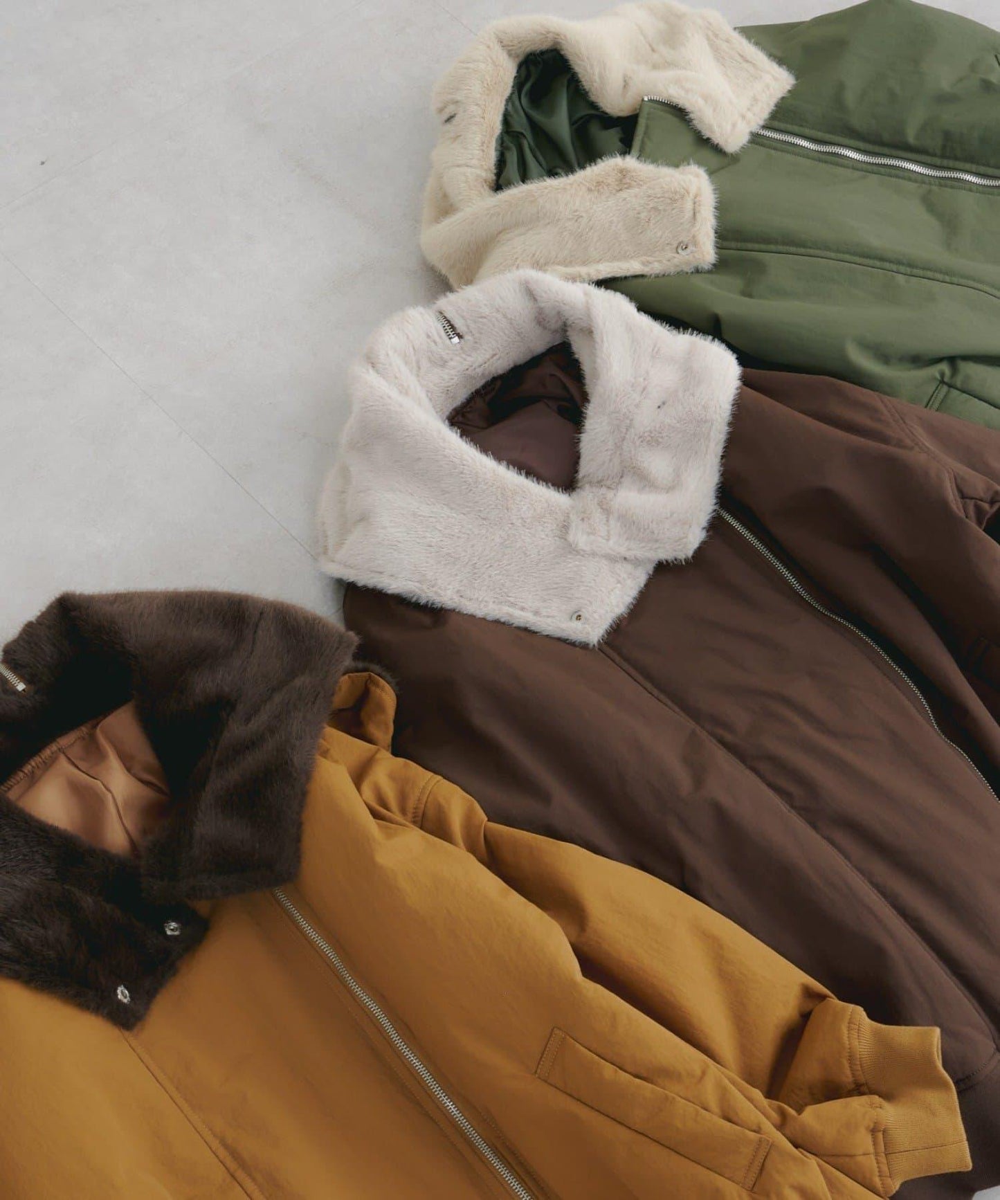 【パルクロ限定】K《AIR》I企劃2WAY拉鍊棉服夾克