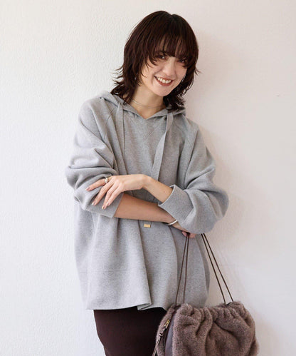 【長季節實用】衛衣風格連帽針織衫
