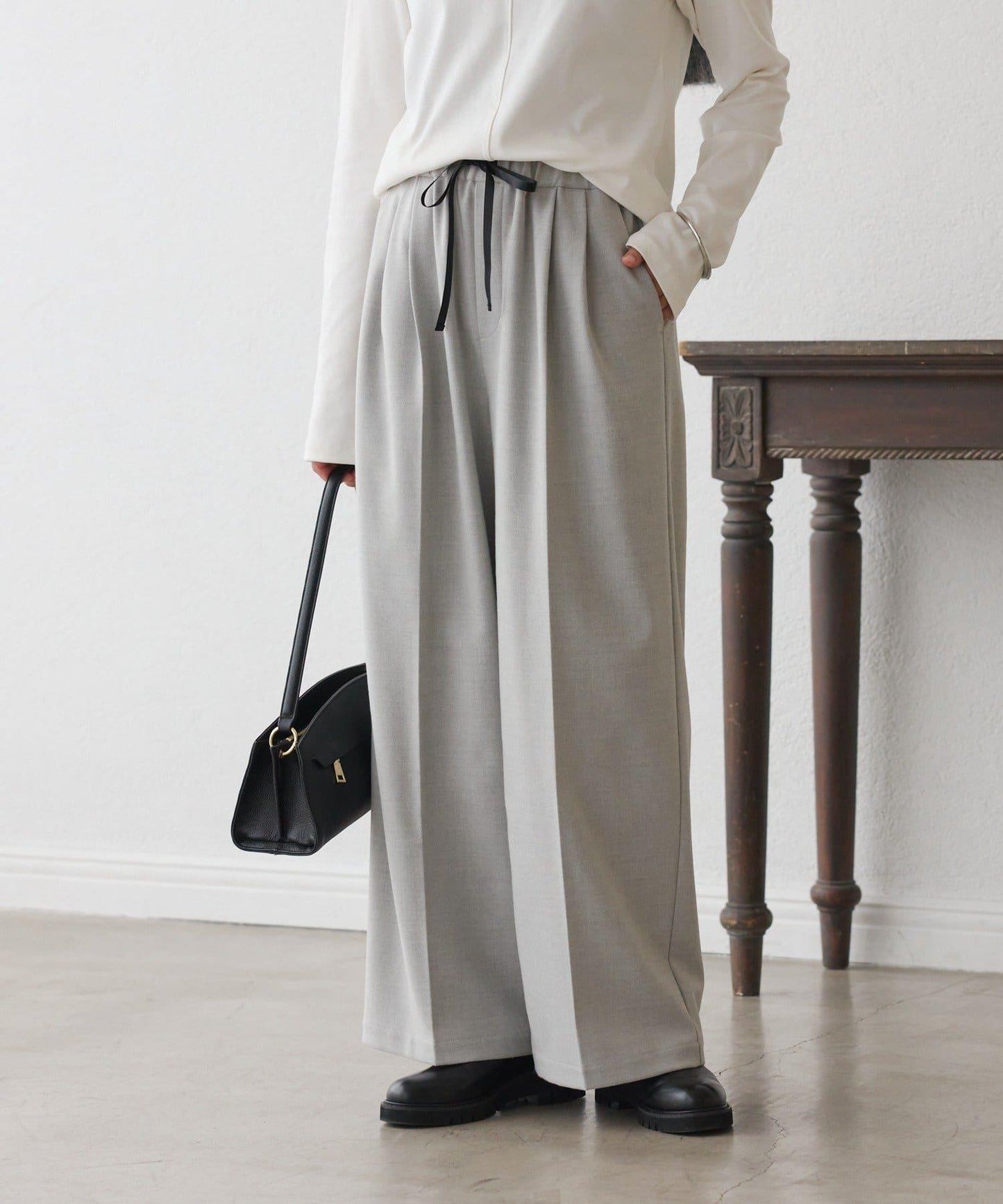 【MYSELFbyRD(マイセルフバイリヴドロワ)】休閒長褲