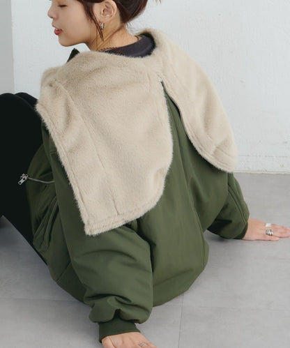 【パルクロ限定】K《AIR》I企劃2WAY拉鍊棉服夾克