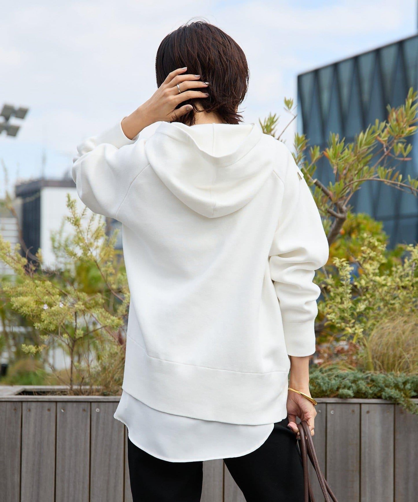 【長季節實用】衛衣風格連帽針織衫