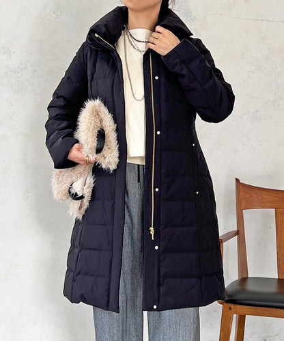 彈力長款羽絨服