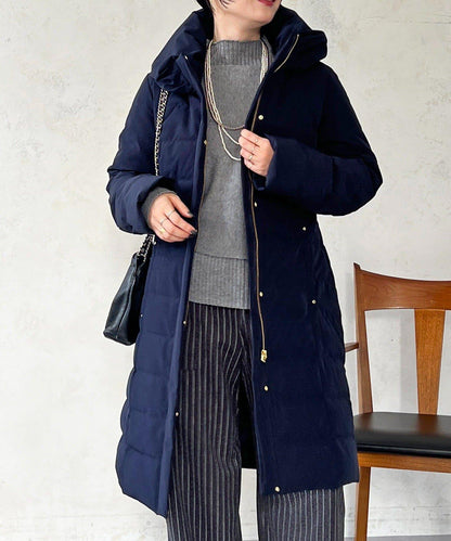 彈力長款羽絨服