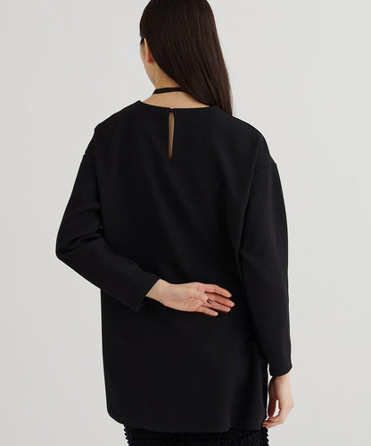 刺繡雪紡套頭衫