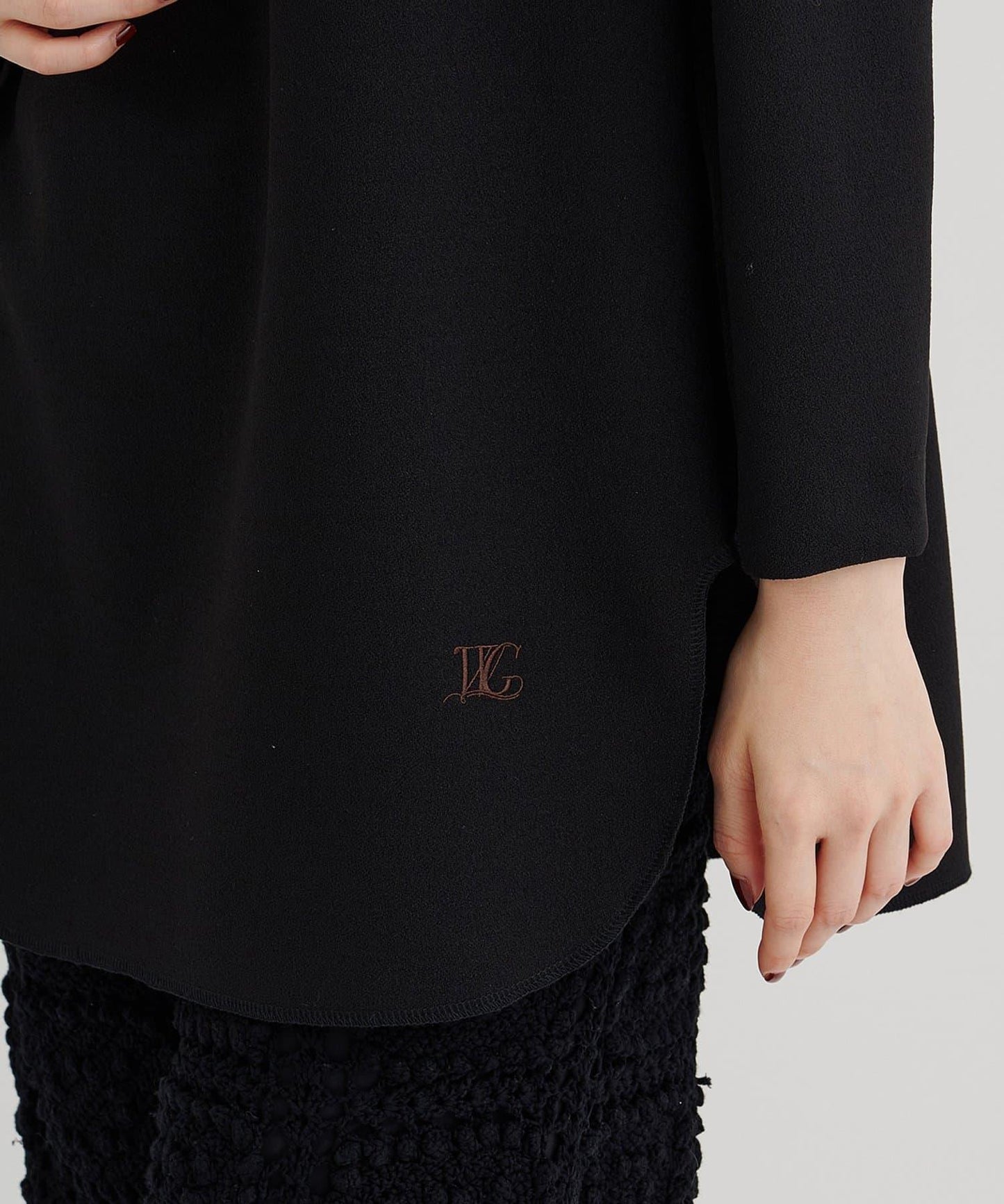 刺繡雪紡套頭衫