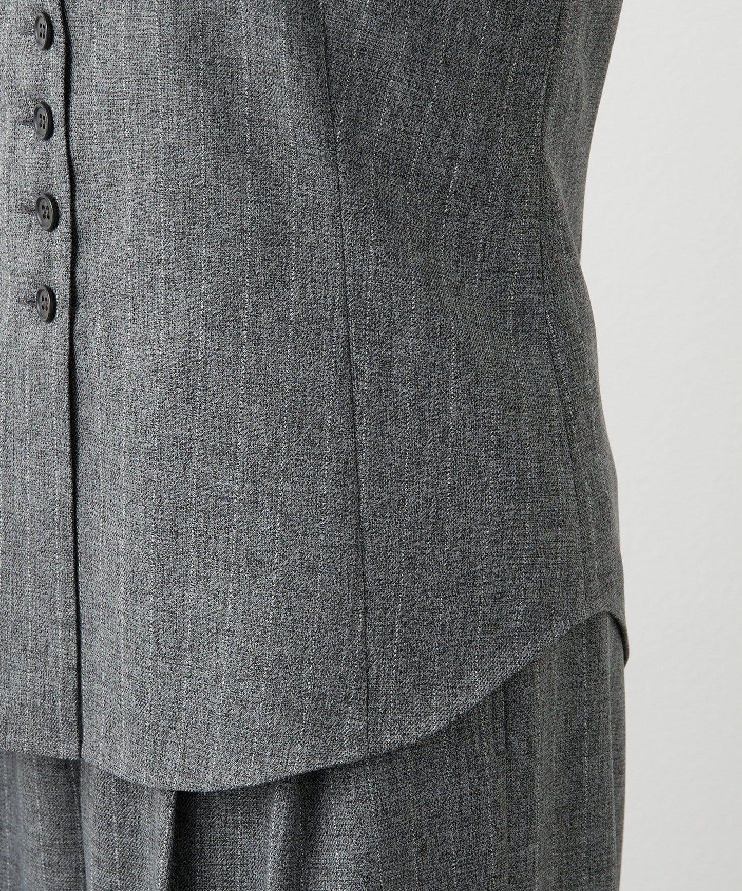 【可搭配套裝】羊毛斜紋馬甲