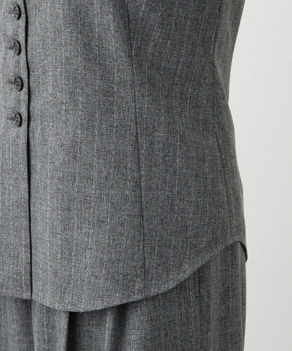 【可搭配套裝】羊毛斜紋馬甲