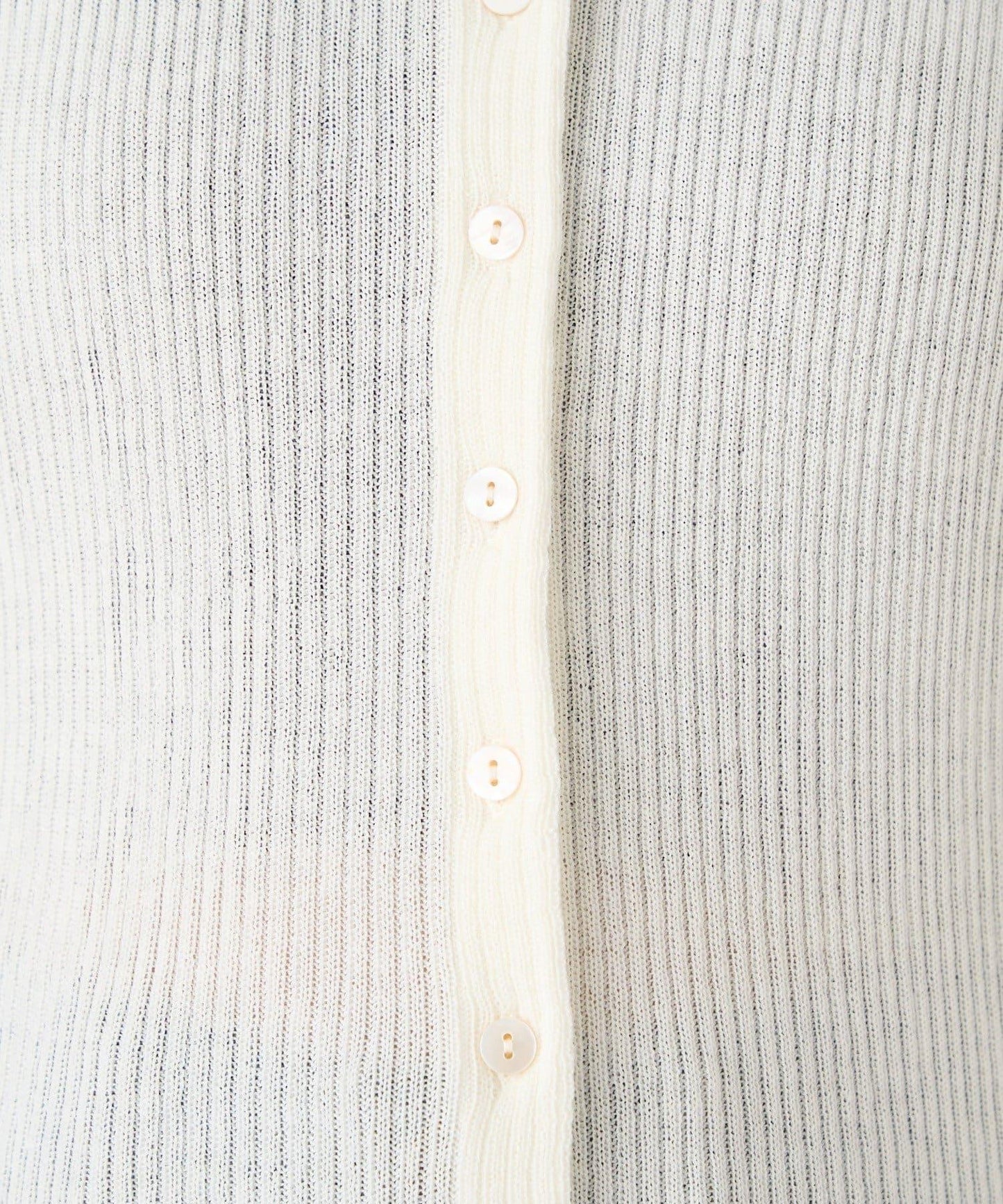 2WAY荷葉邊羅紋針織開衫