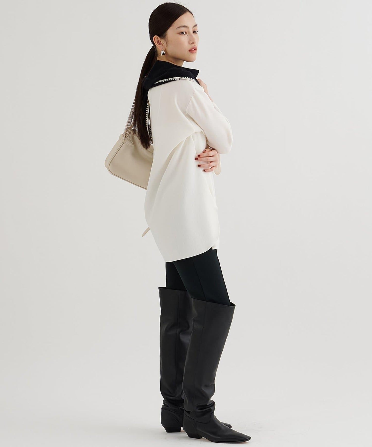 刺繡雪紡套頭衫