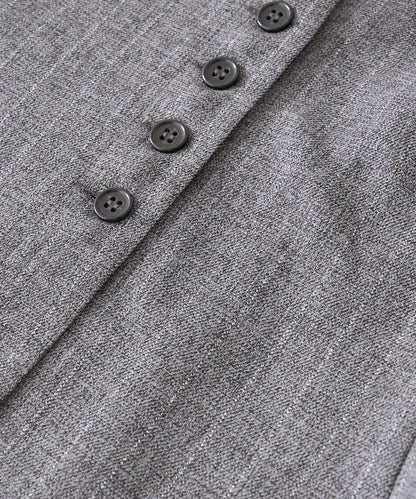 【可搭配套裝】羊毛斜紋馬甲