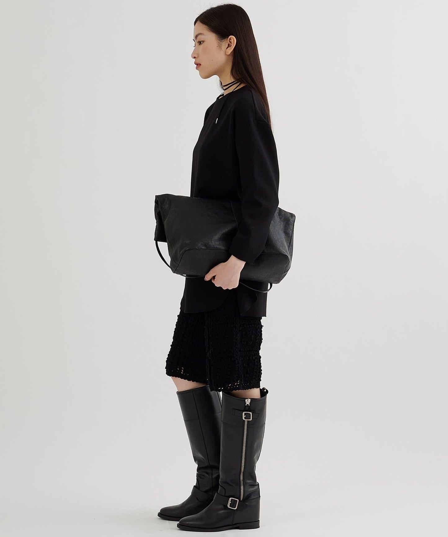 刺繡雪紡套頭衫