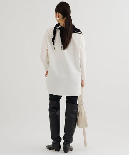 刺繡雪紡套頭衫