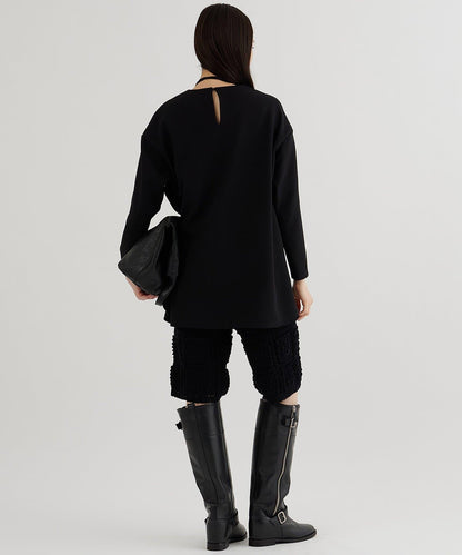 刺繡雪紡套頭衫