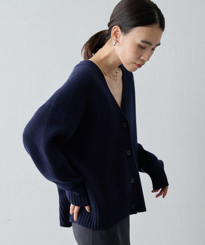 【Drawing Numbers】接結寬鬆V領開衫