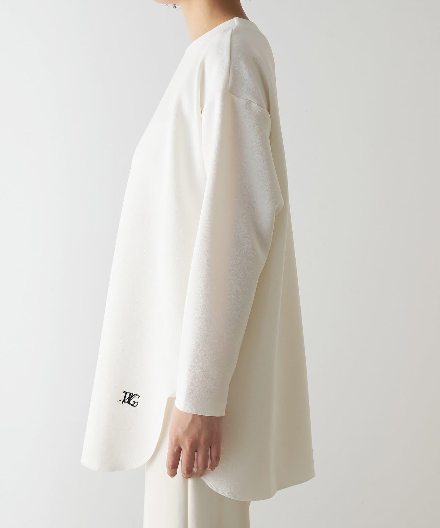 刺繡雪紡套頭衫