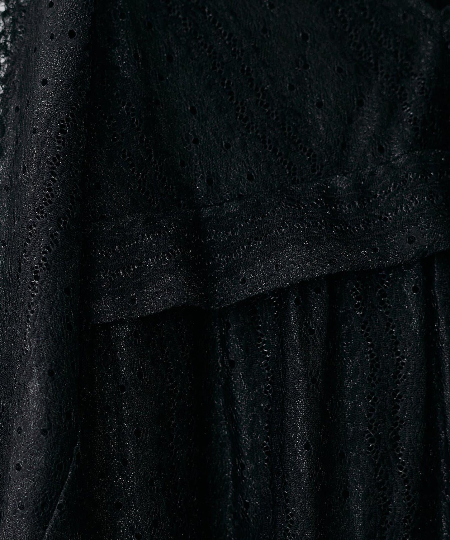 【LARUTA】蕾絲拼接長款連衣裙