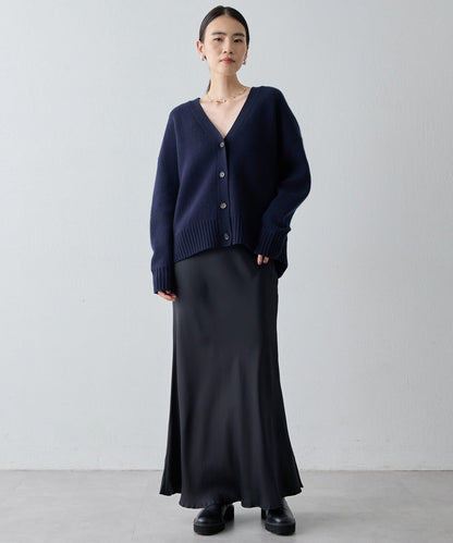 【Drawing Numbers】接結寬鬆V領開衫