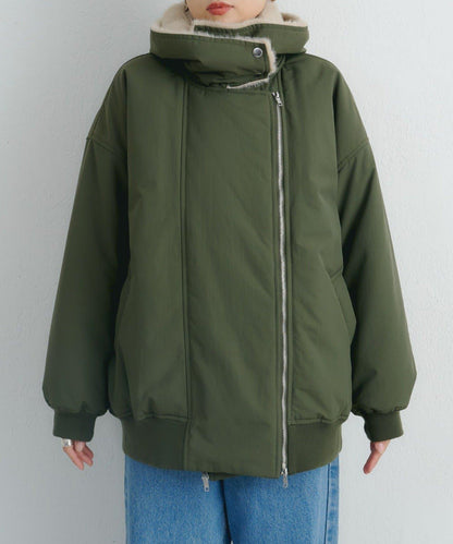 【パルクロ限定】K《AIR》I企劃2WAY拉鍊棉服夾克