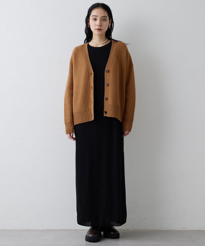 【Drawing Numbers】接結寬鬆V領開衫