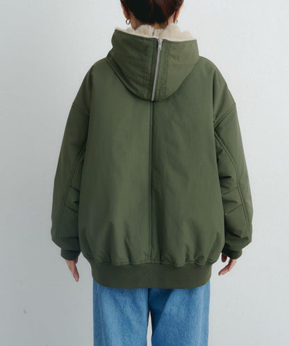 【パルクロ限定】K《AIR》I企劃2WAY拉鍊棉服夾克