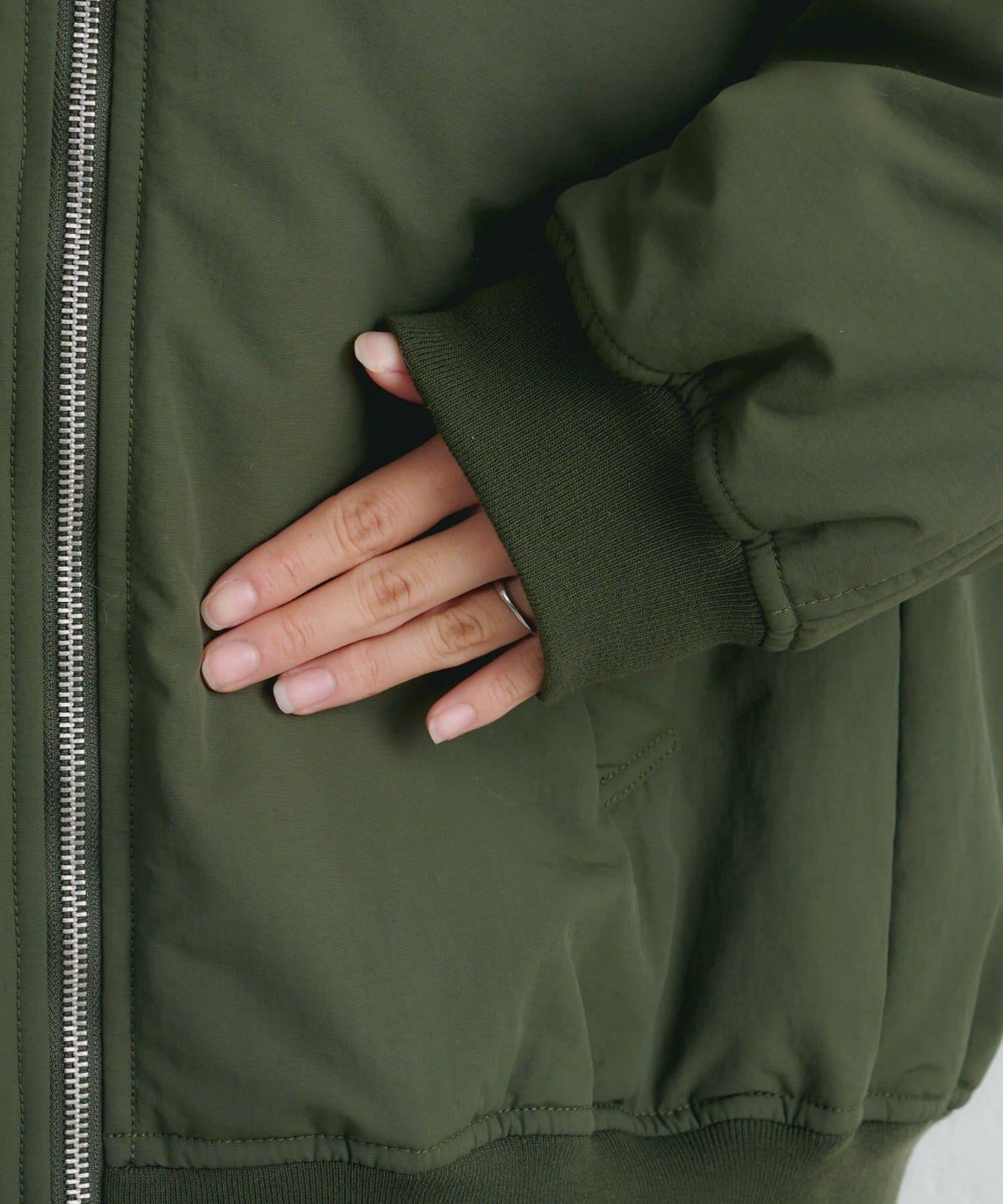 【パルクロ限定】K《AIR》I企劃2WAY拉鍊棉服夾克