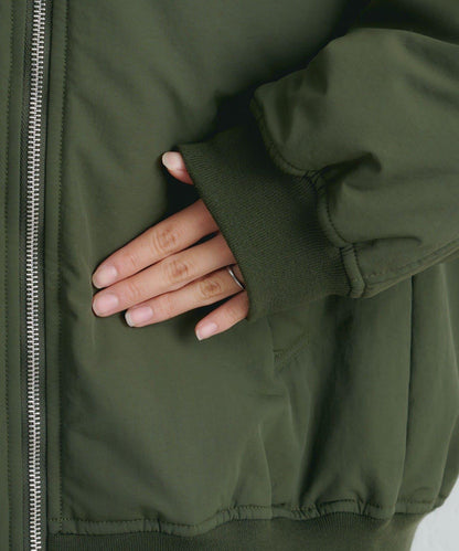 【パルクロ限定】K《AIR》I企劃2WAY拉鍊棉服夾克