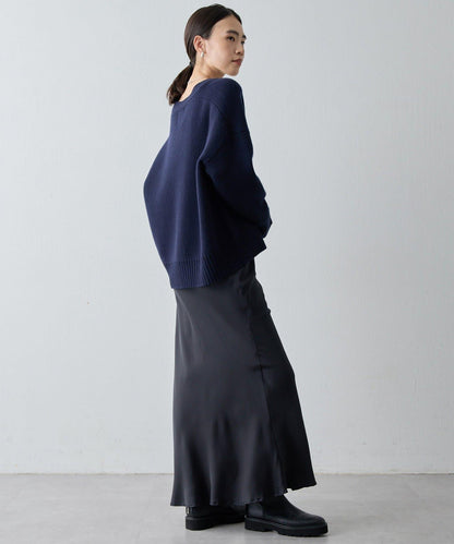 【Drawing Numbers】接結寬鬆V領開衫