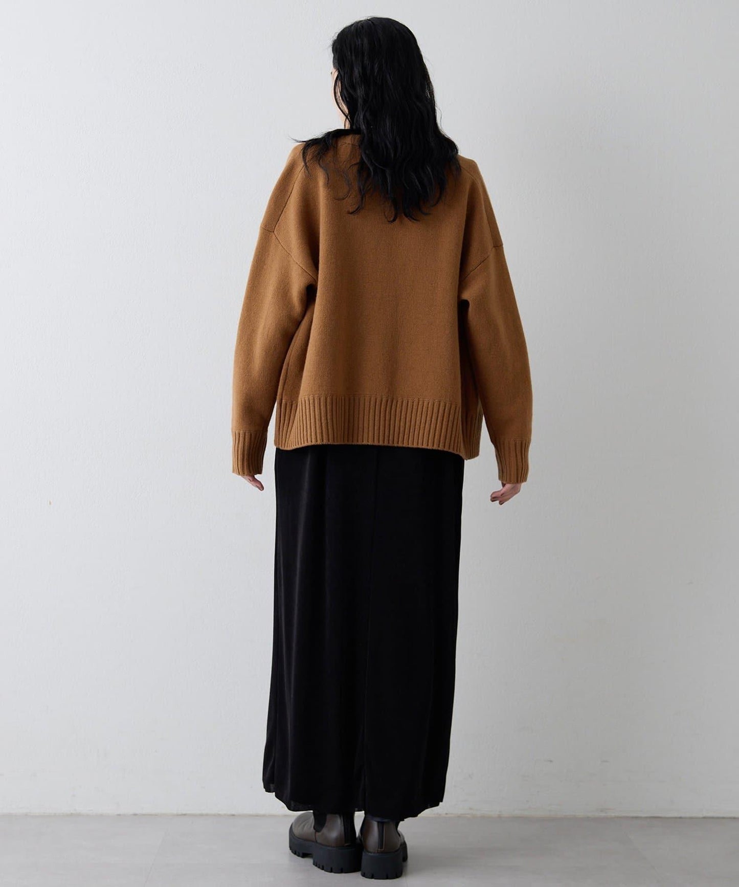 【Drawing Numbers】接結寬鬆V領開衫