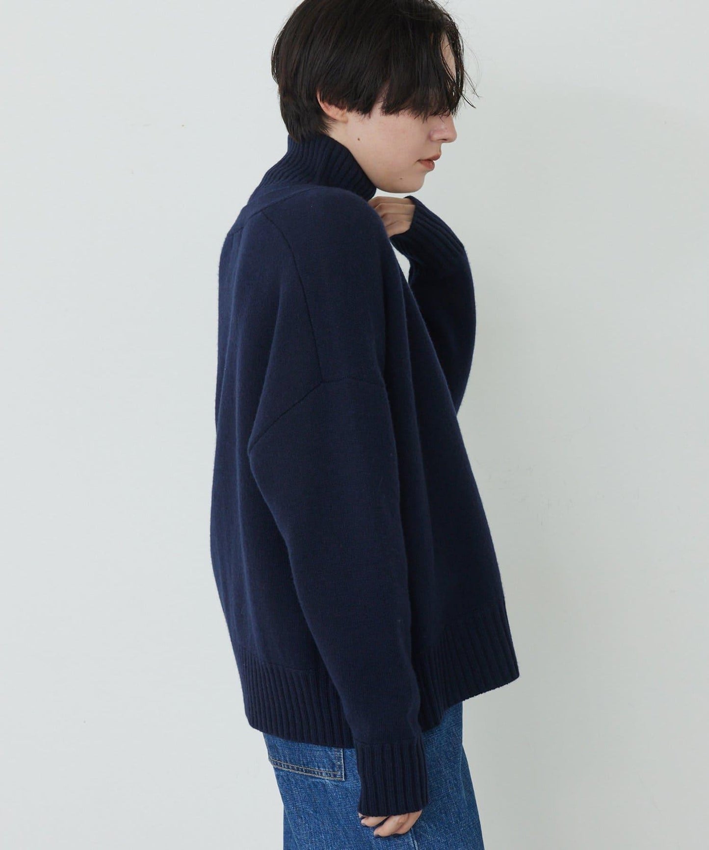 【Drawing Numbers】接結寬鬆V領開衫