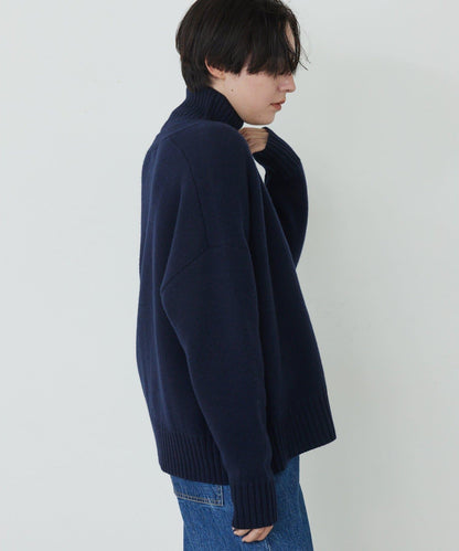 【Drawing Numbers】接結寬鬆V領開衫